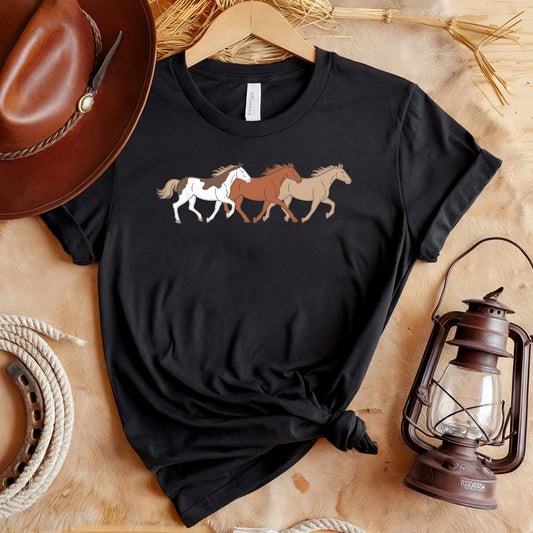 Running Horses T-Shirt