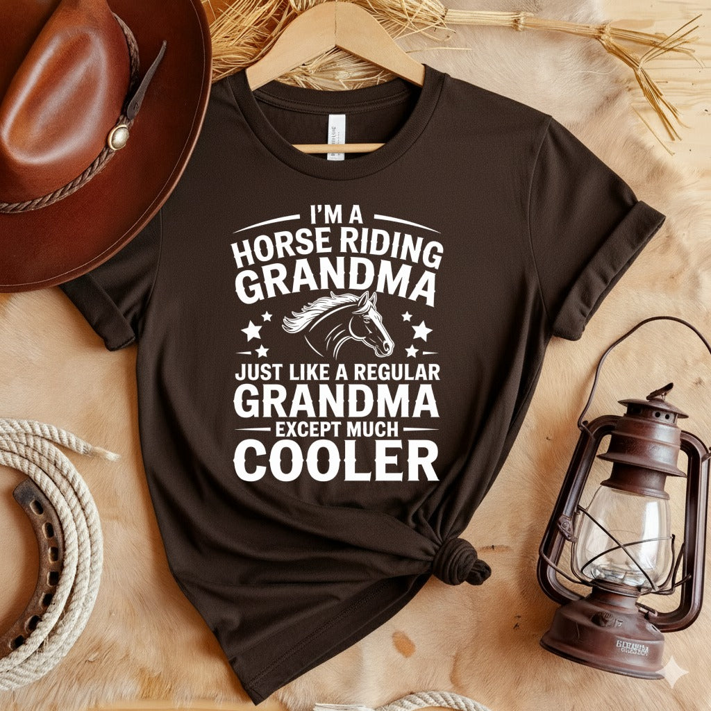 Horse Riding Grandma T-Shirt