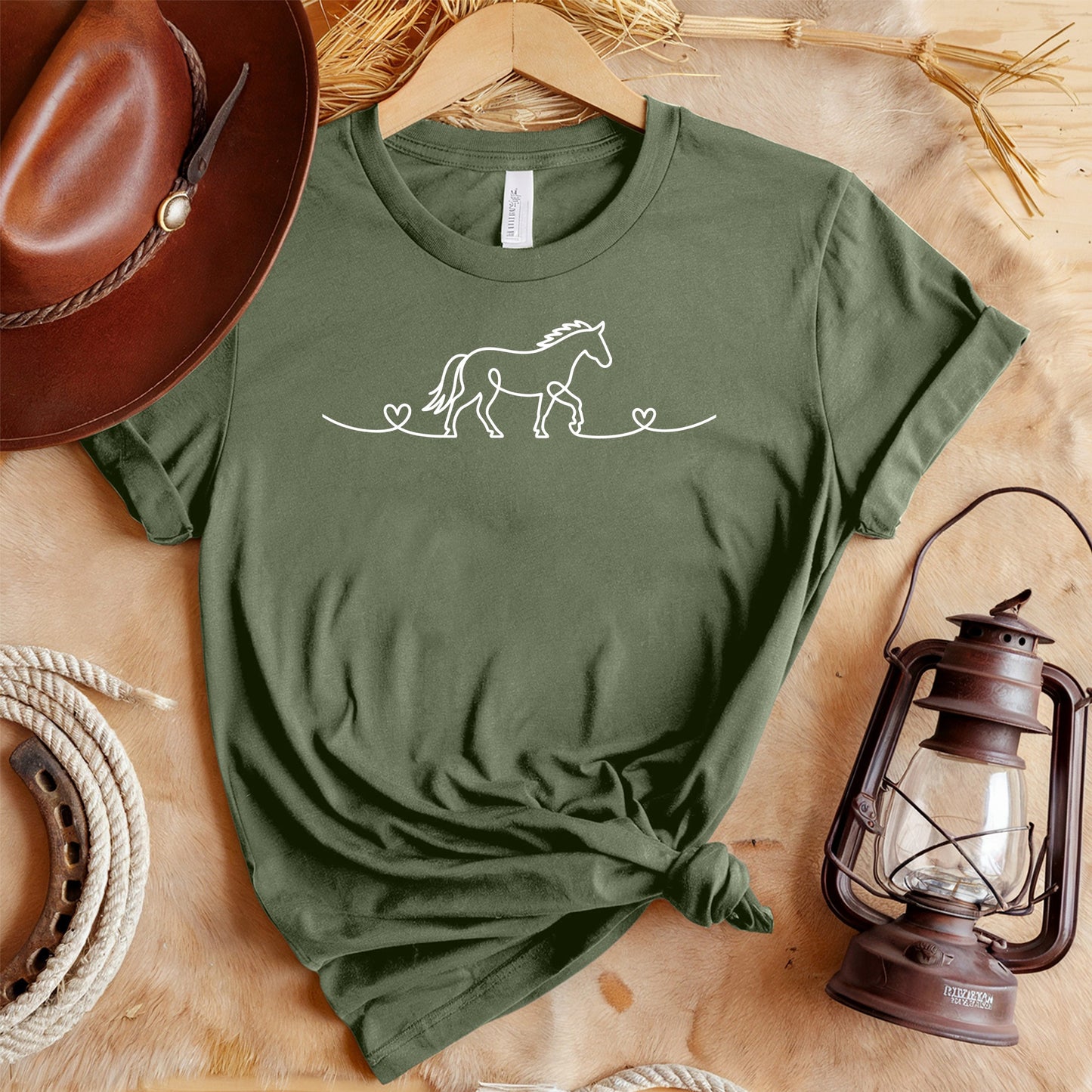 Horse Heart Line T-Shirt