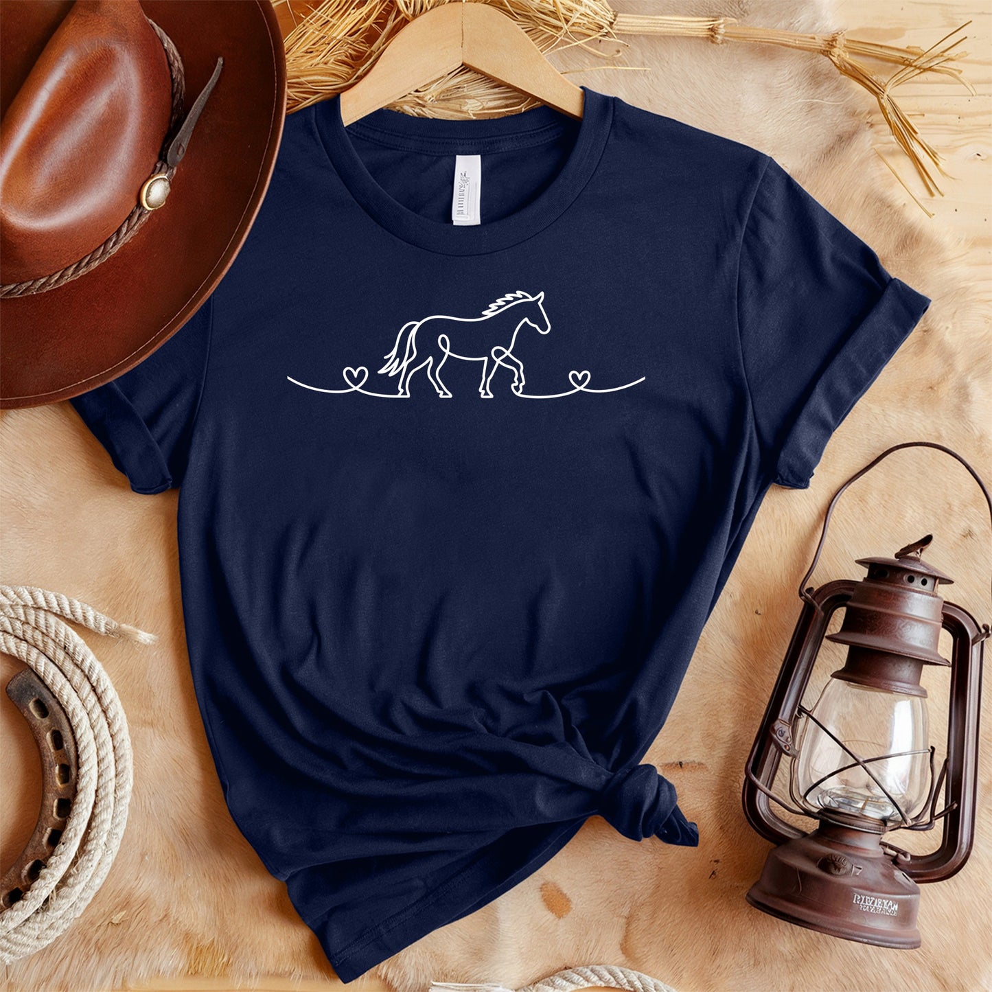 Horse Heart Line T-Shirt
