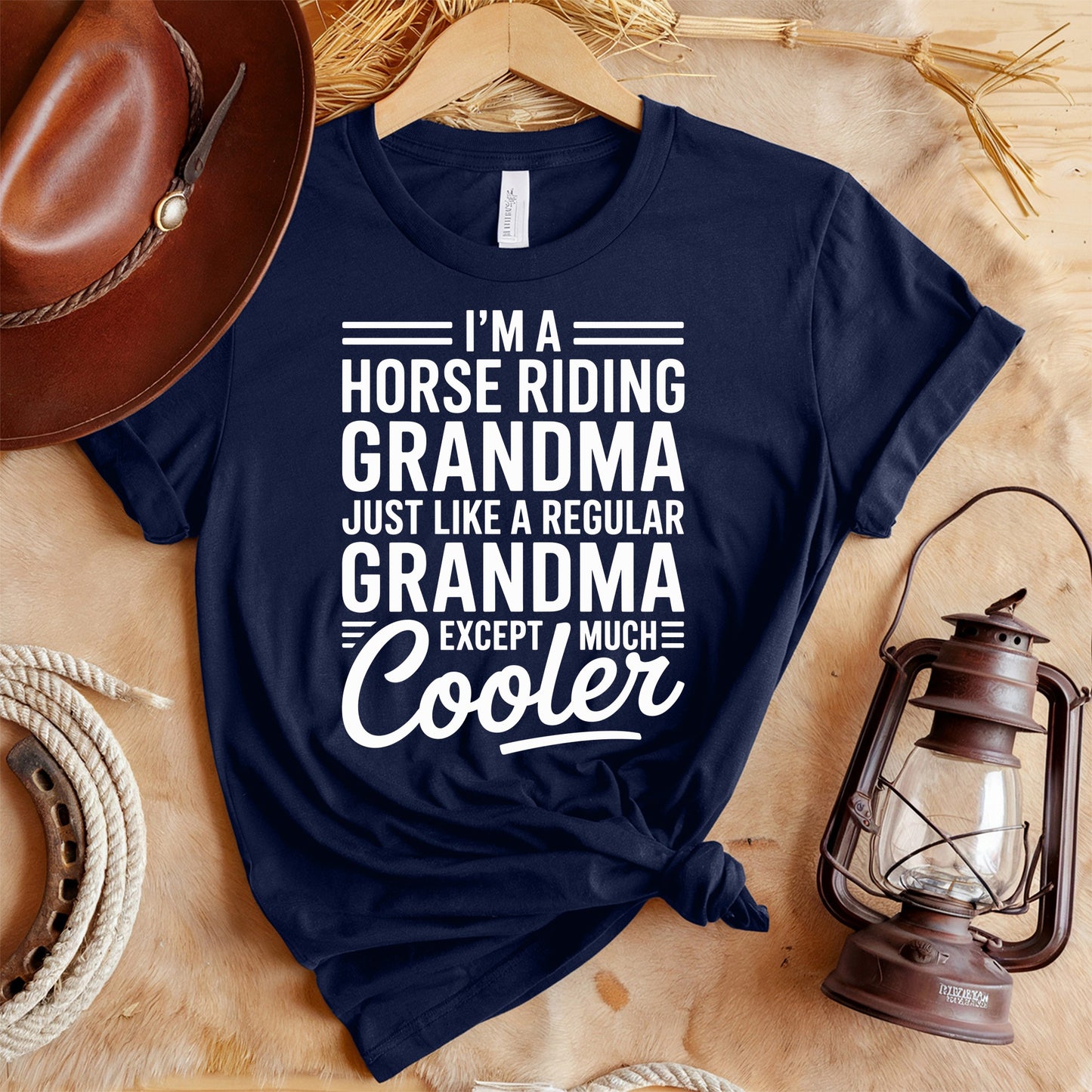 Horse Riding Grandma T-Shirt
