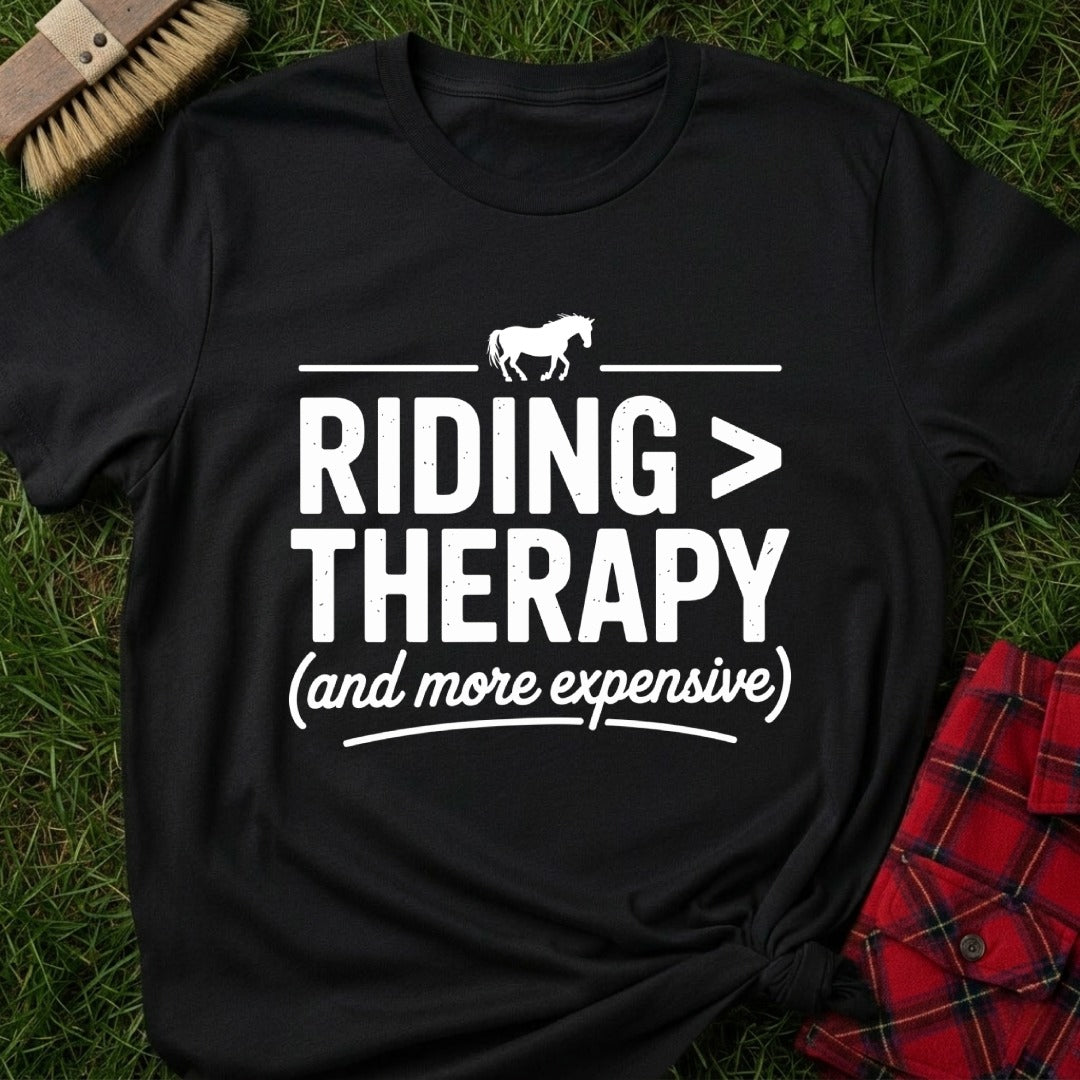 Riding Is Therapy T-Shirt