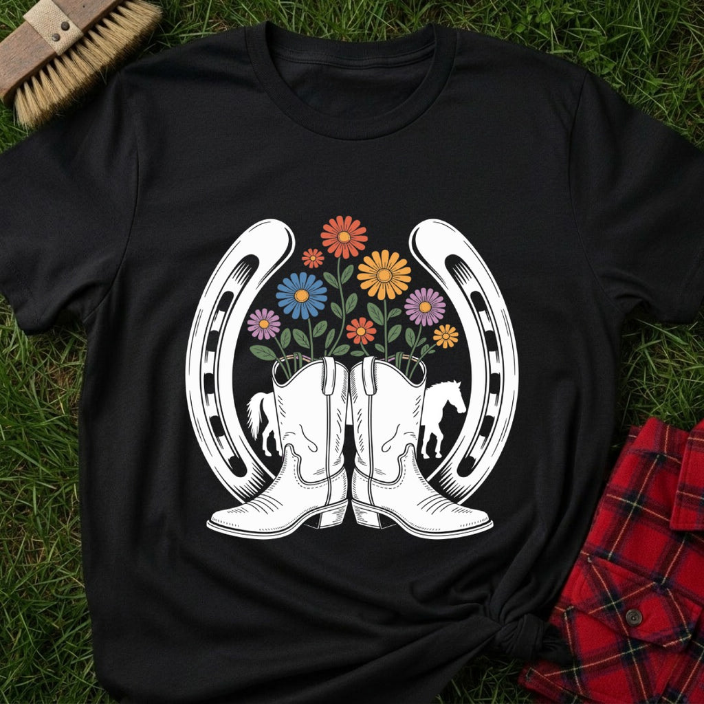 Boots Horseshoe T-Shirt