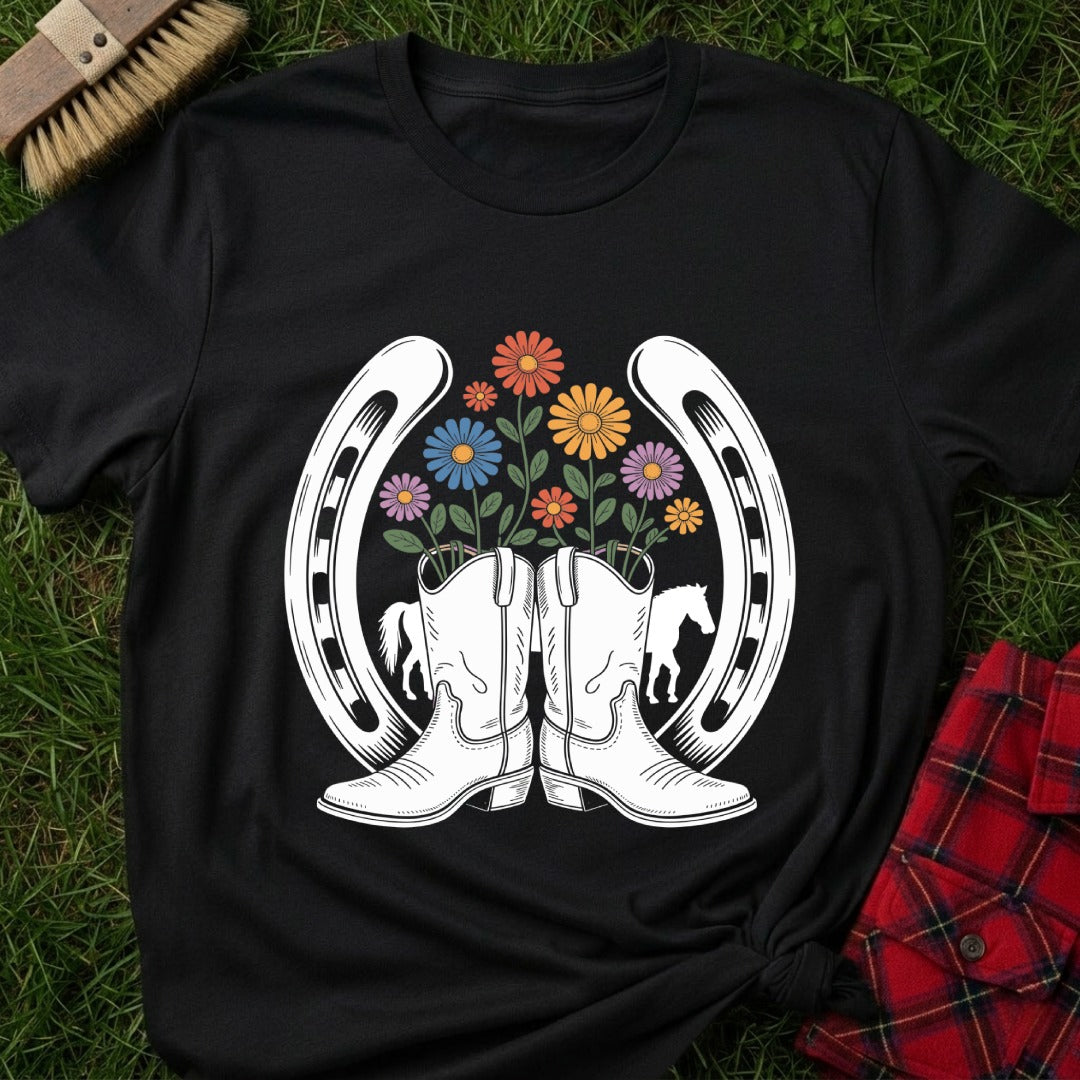 Boots Horseshoe T-Shirt