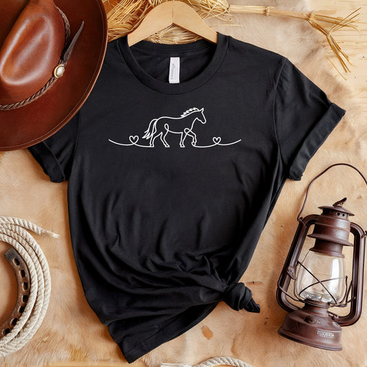 Horse Heart Line T-Shirt
