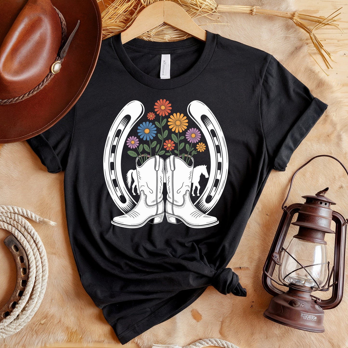 Boots Horseshoe T-Shirt