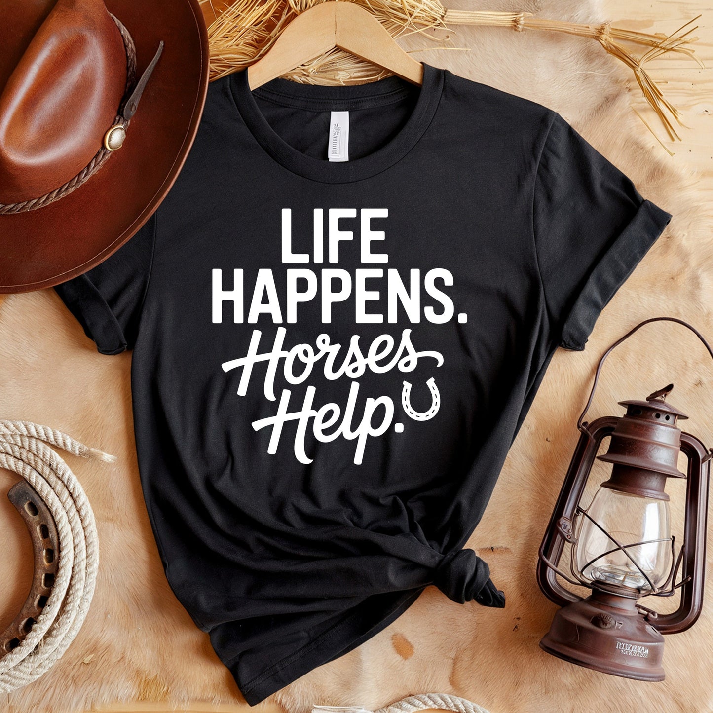 Horses Help T-Shirt