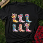 Floral Boots T-Shirt