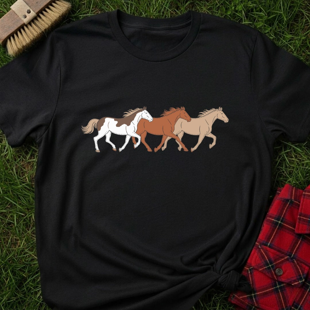 Running Horses T-Shirt