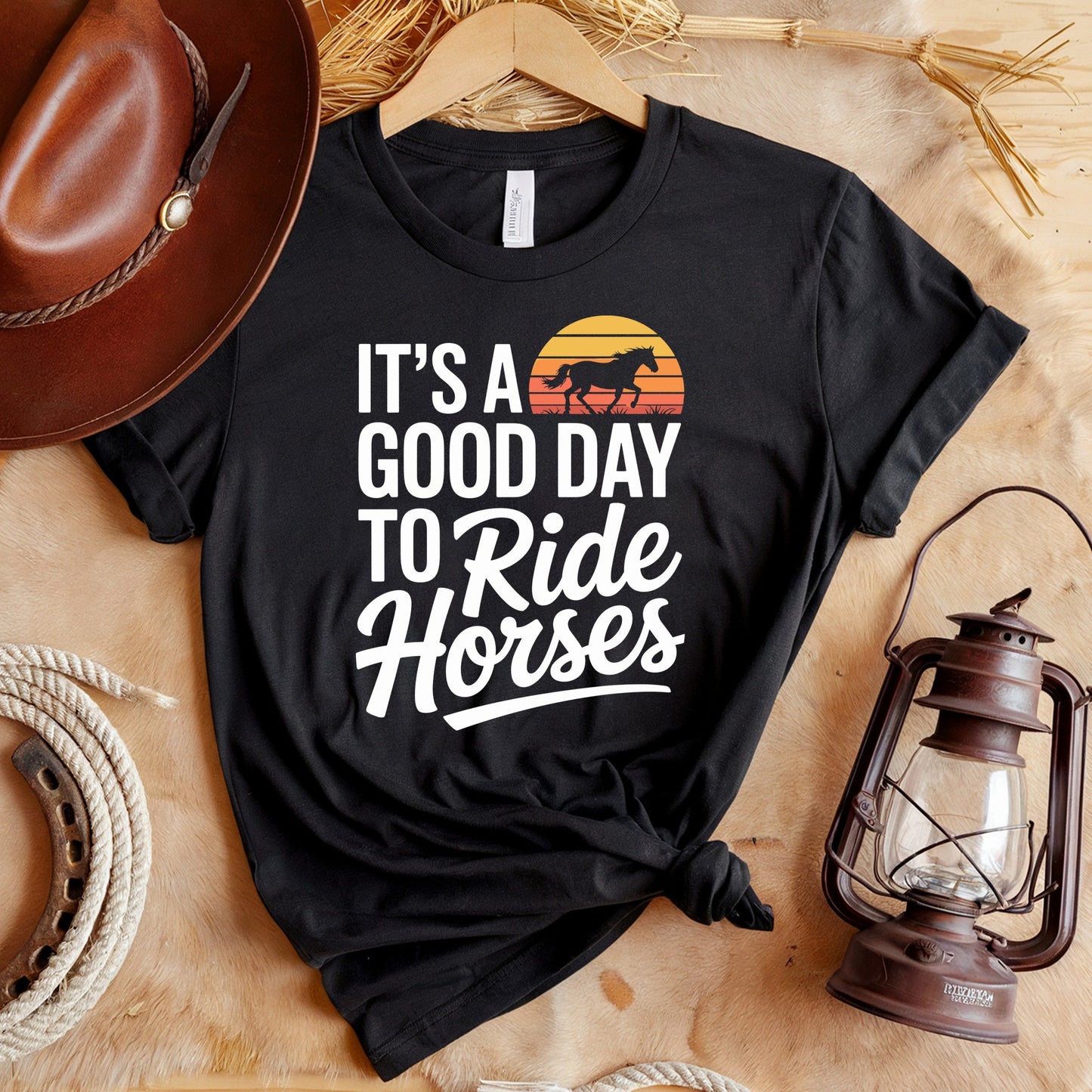 Retro Ride Horses T-Shirt