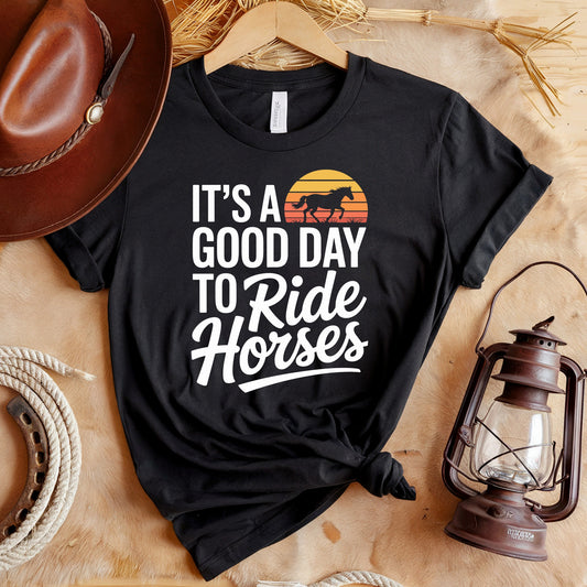 Retro Ride Horses T-Shirt
