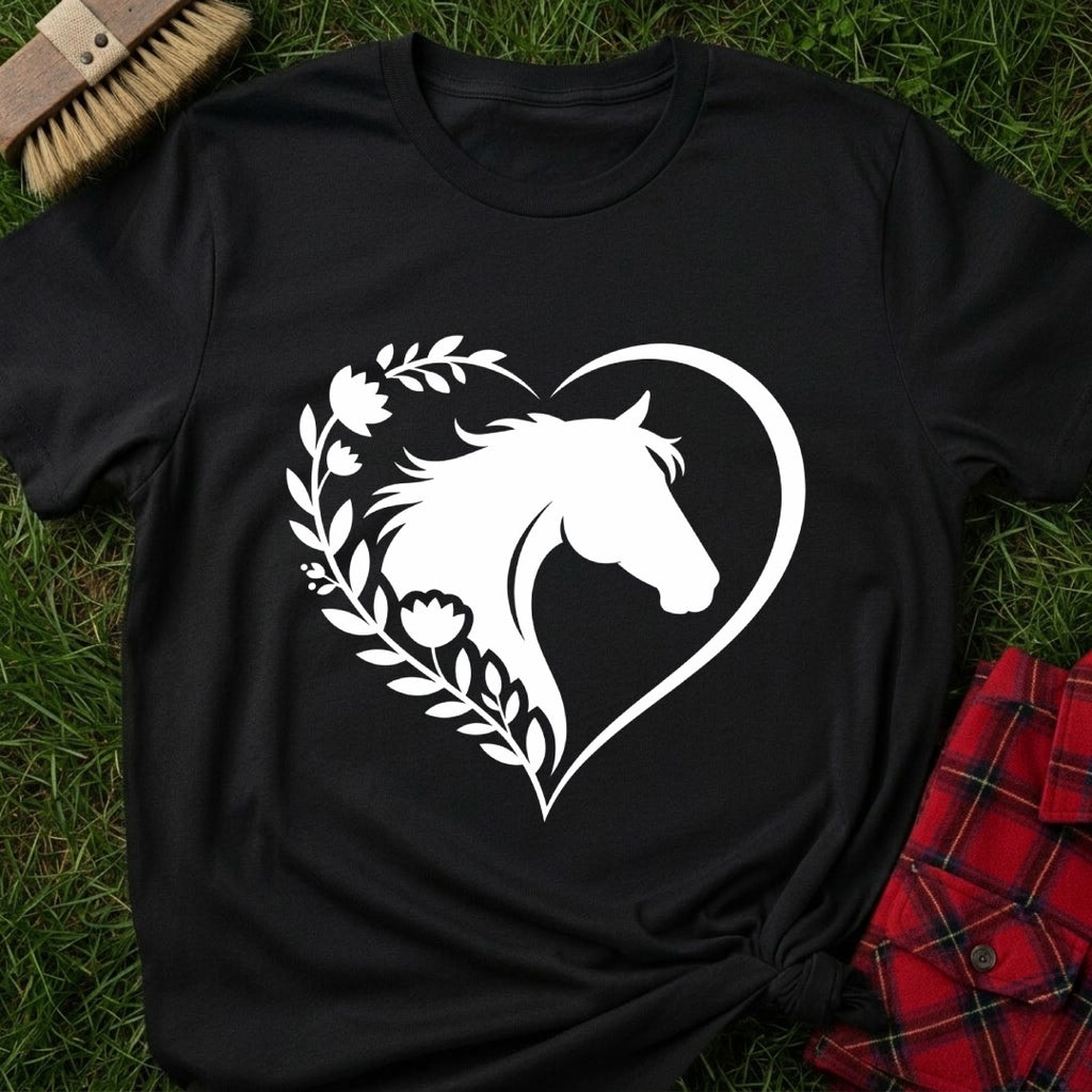 Horse Floral T-Shirt