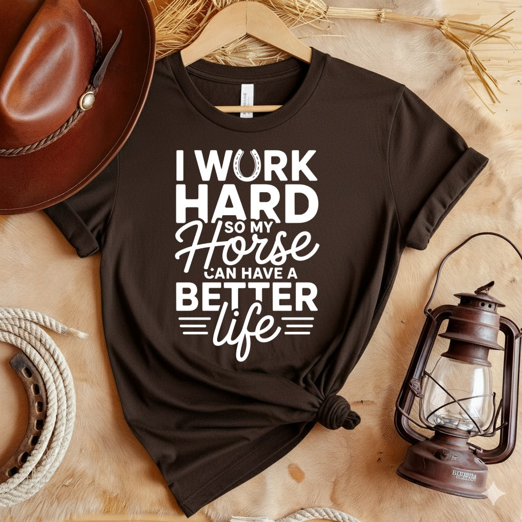 Work Hard Horse T-Shirt
