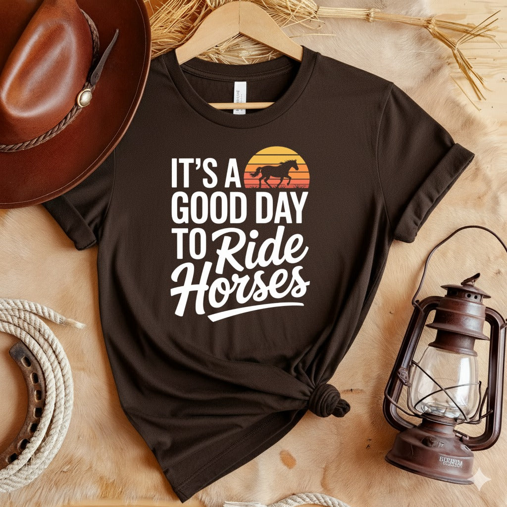 Retro Ride Horses T-Shirt