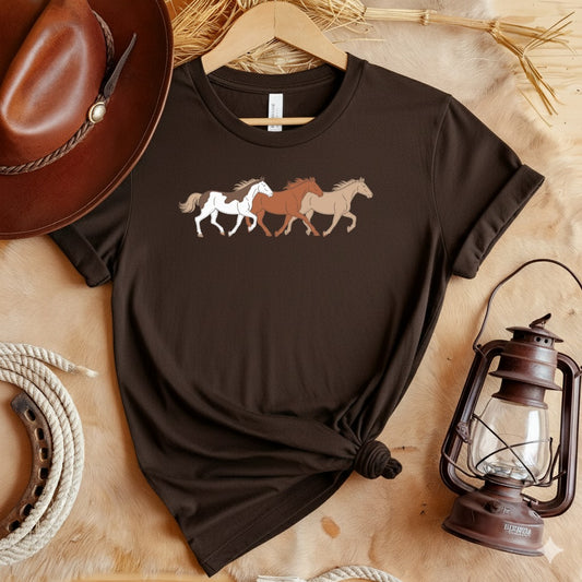 Running Horses T-Shirt