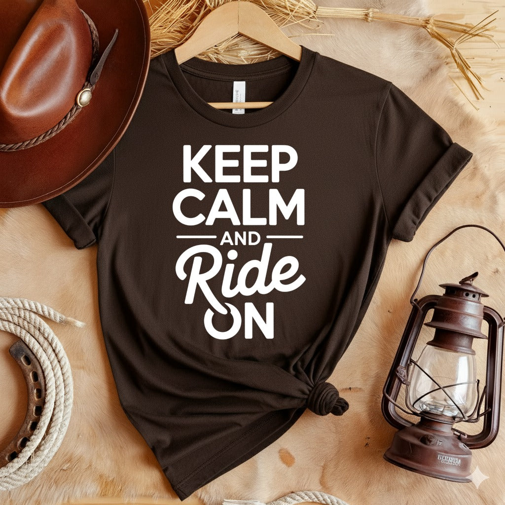 Keep Calm Ride T-Shirt