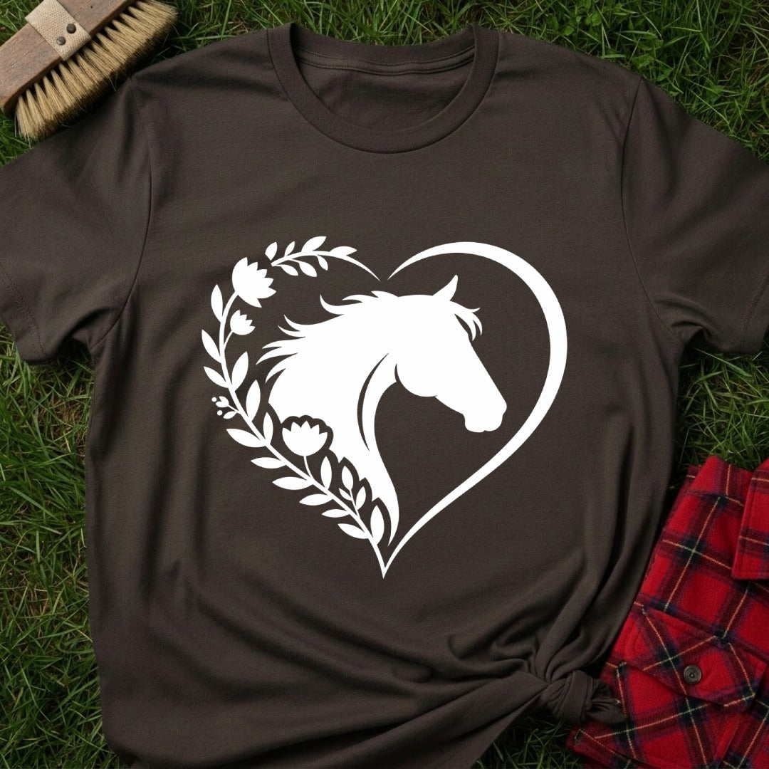 Horse Floral T-Shirt