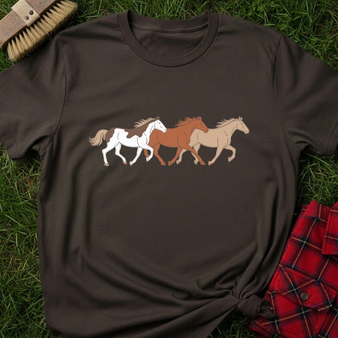 Running Horses T-Shirt