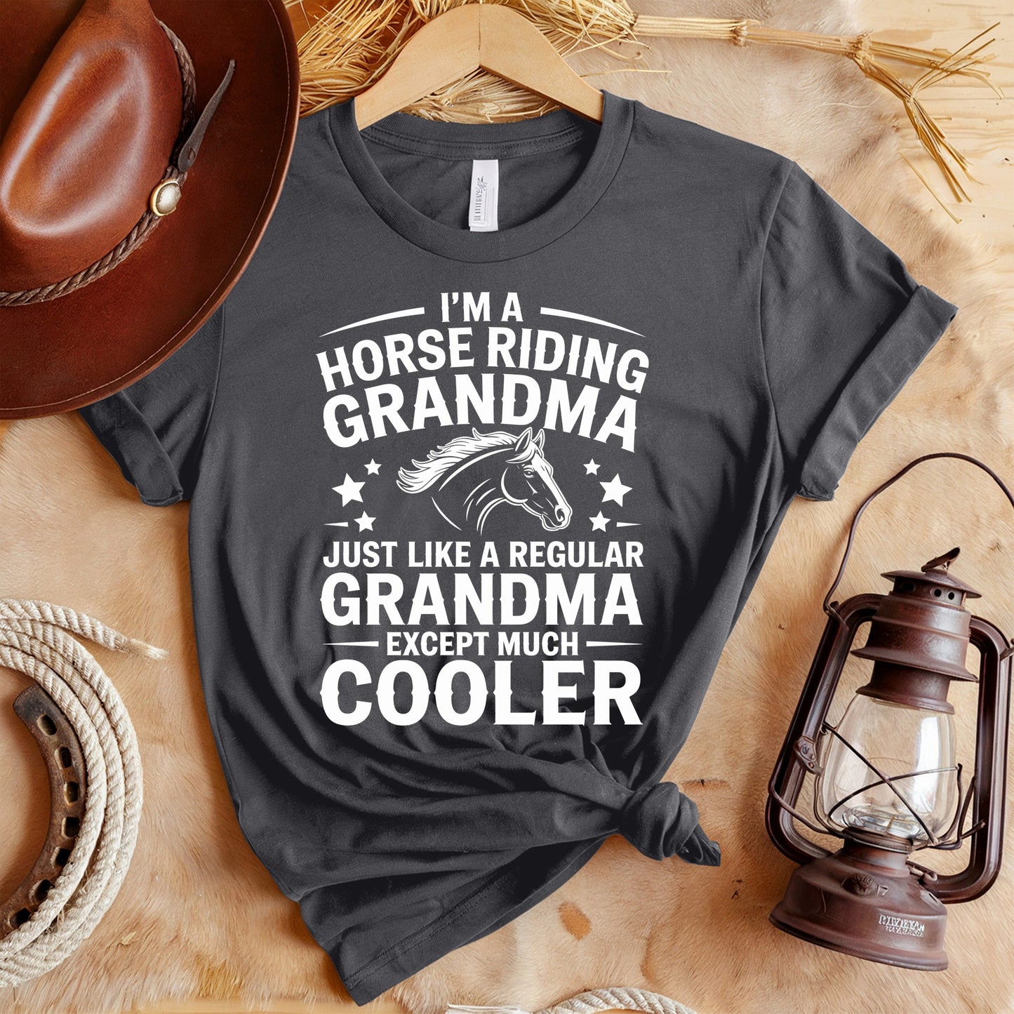 Horse Riding Grandma T-Shirt