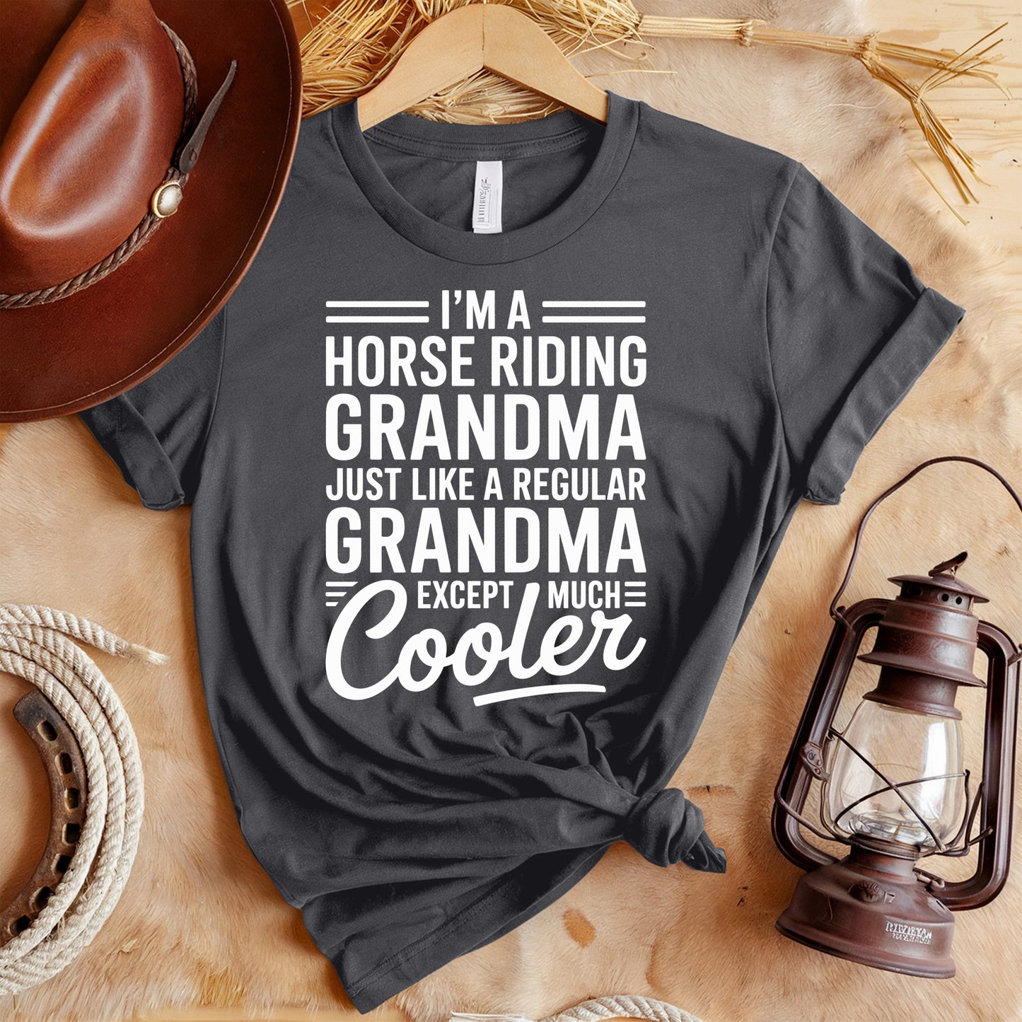 Horse Riding Grandma T-Shirt