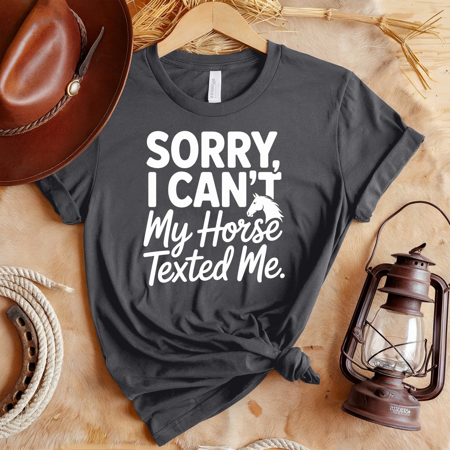 Horse Texted Me T-Shirt