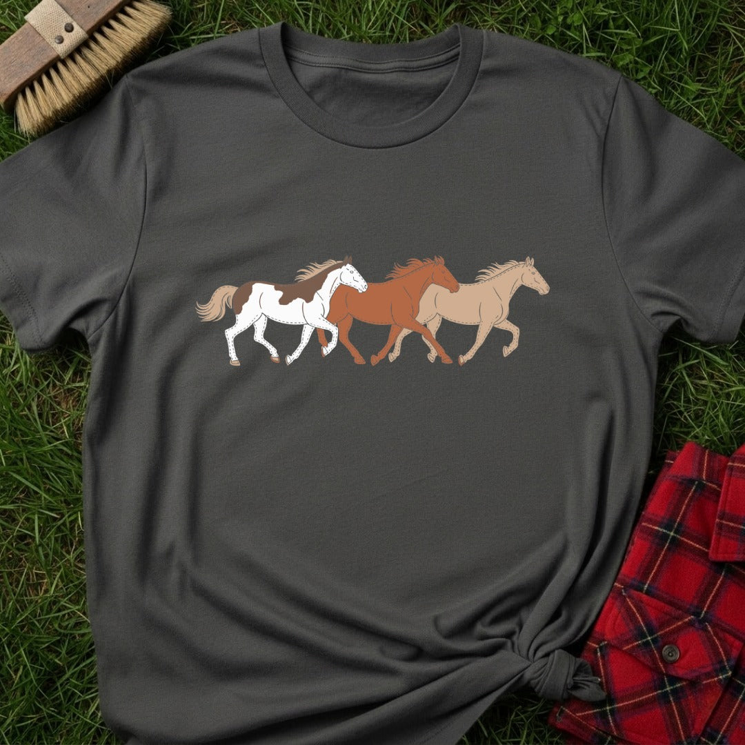 Running Horses T-Shirt