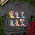 Floral Boots T-Shirt