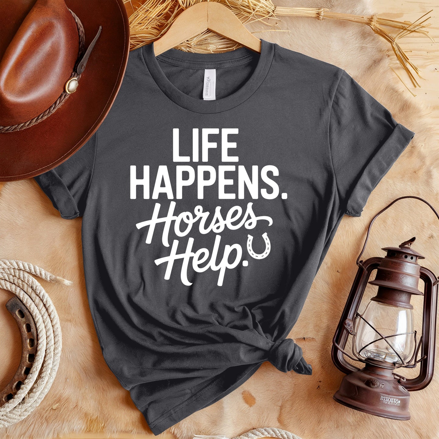 Horses Help T-Shirt