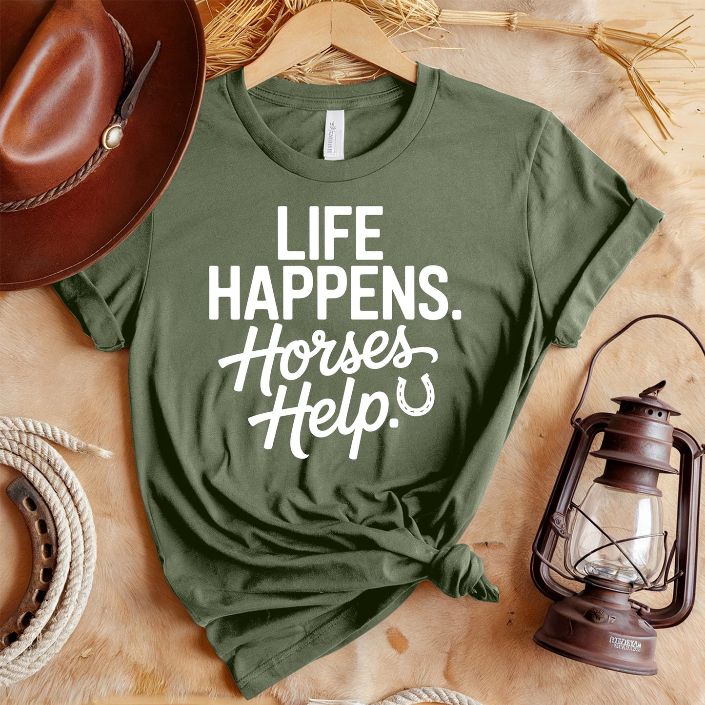 Horses Help T-Shirt