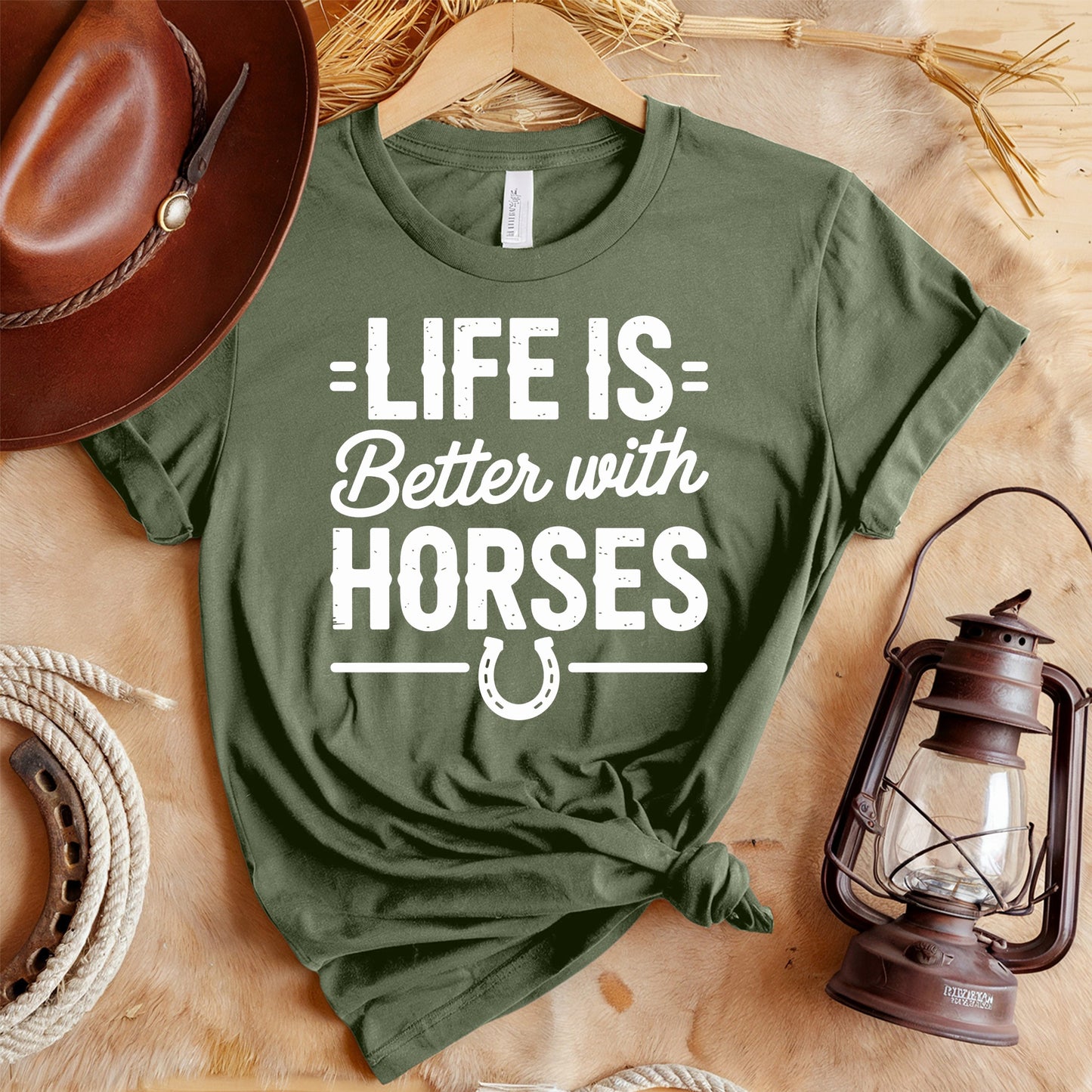Better With Horses T-Shirt
