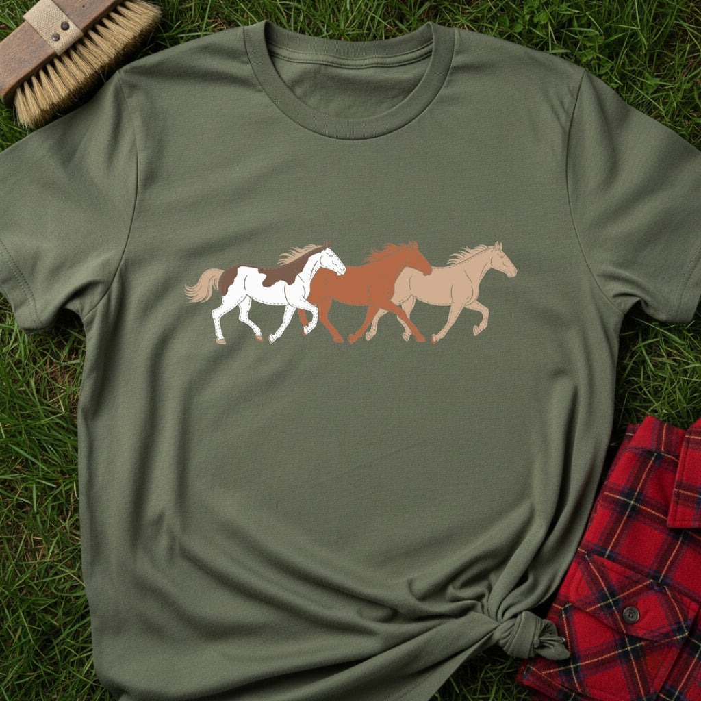 Running Horses T-Shirt