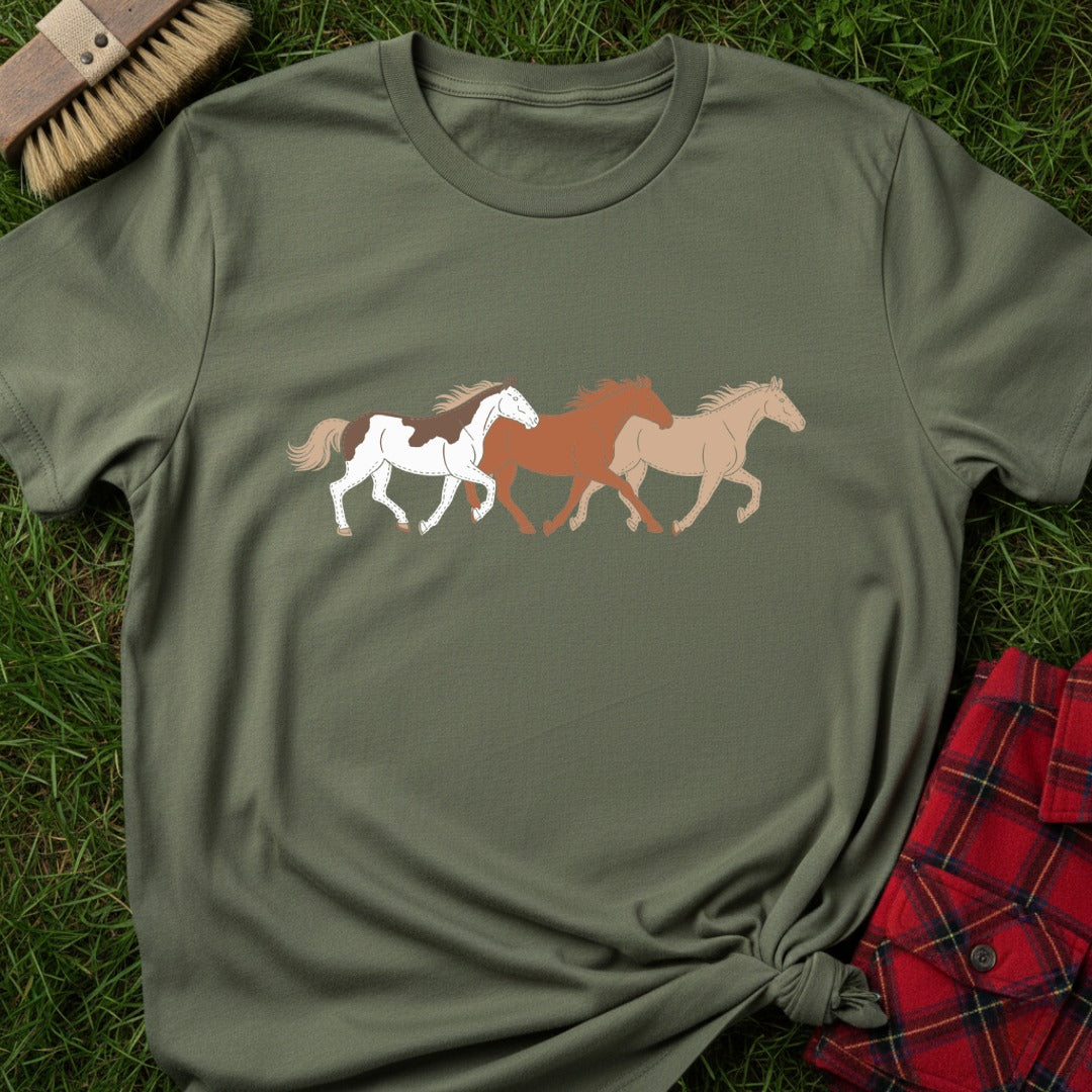 Running Horses T-Shirt