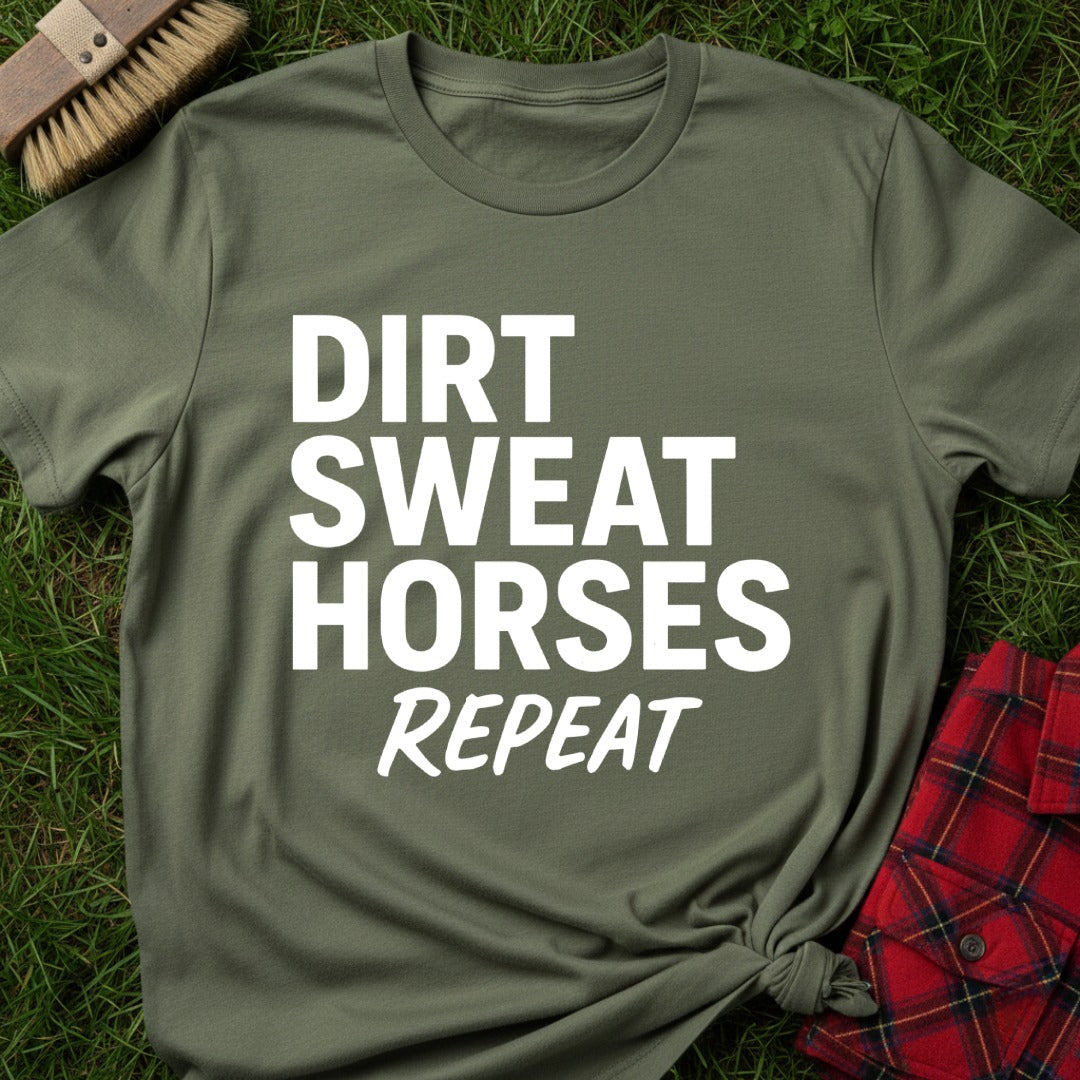 Dirt Sweat Horses T-Shirt
