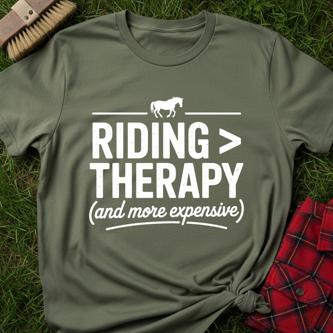 Riding Is Therapy T-Shirt