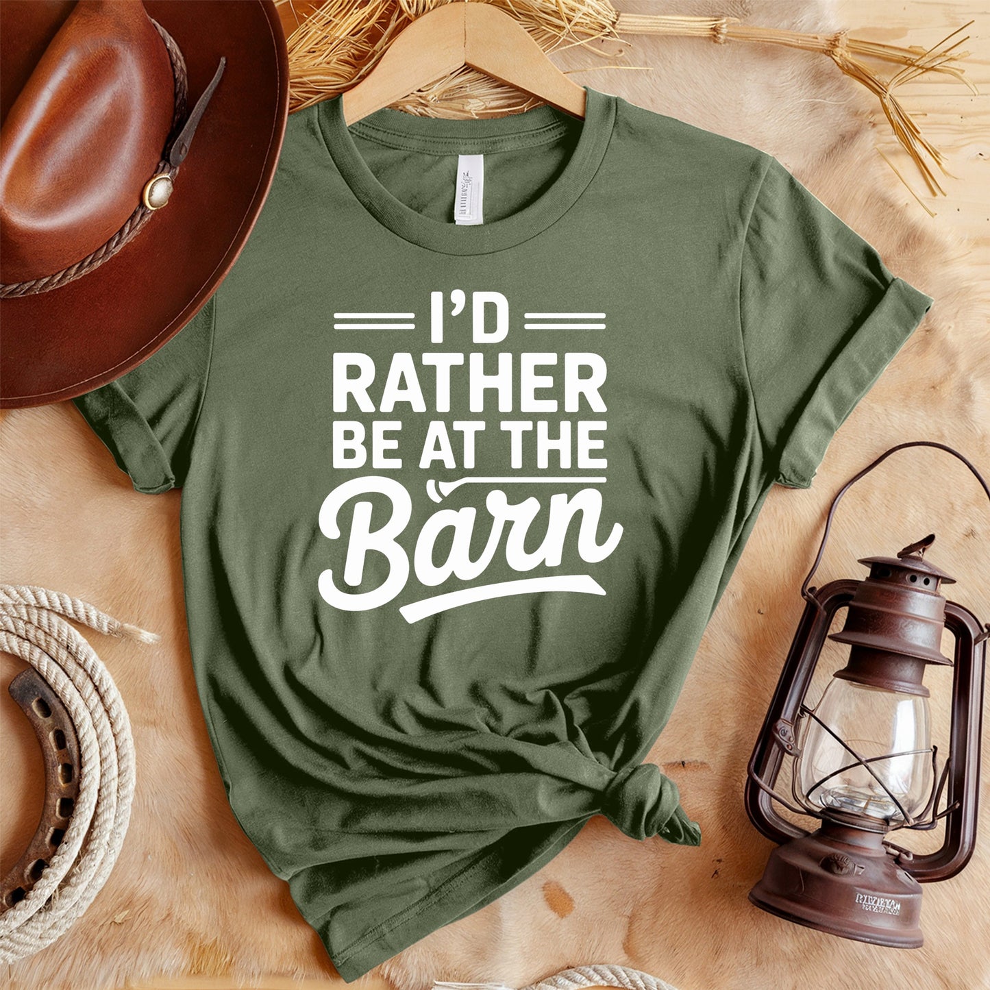 Rather Be At Barn T-Shirt