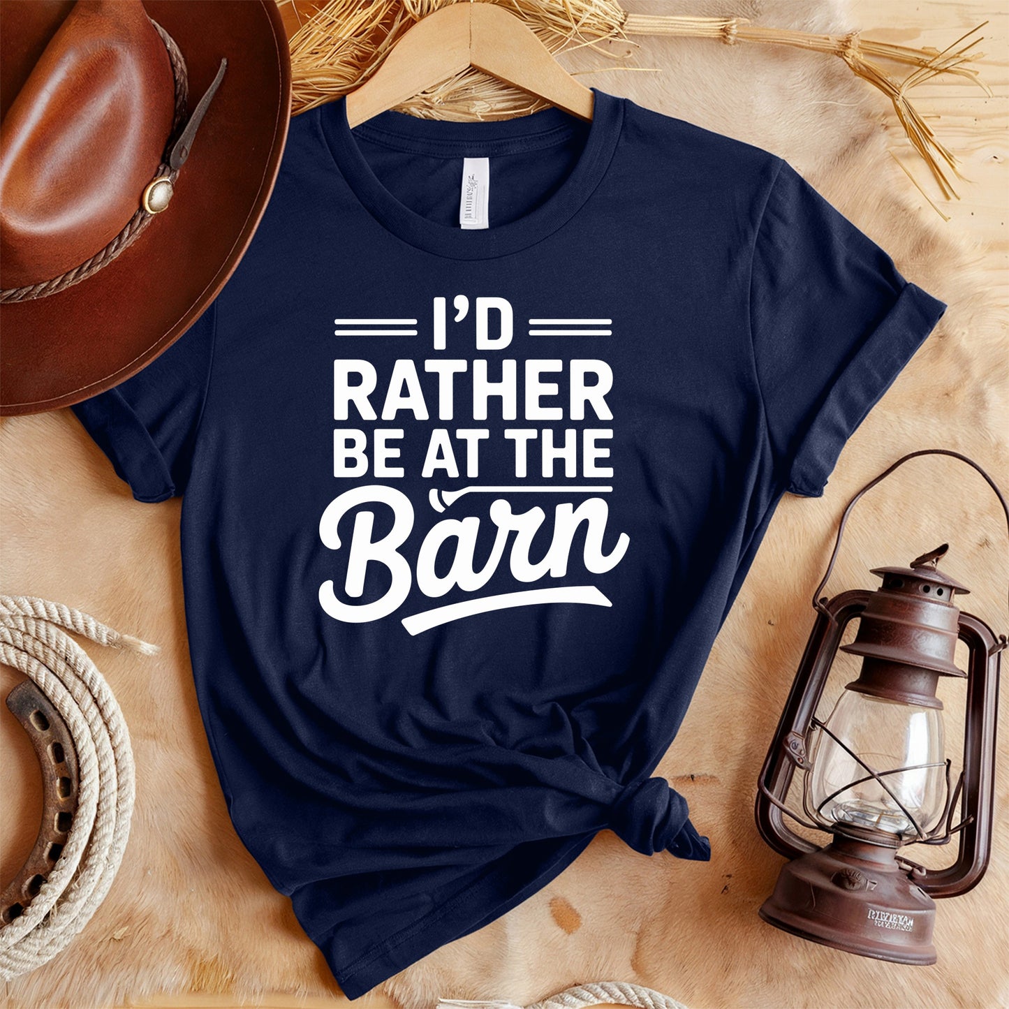 Rather Be At Barn T-Shirt
