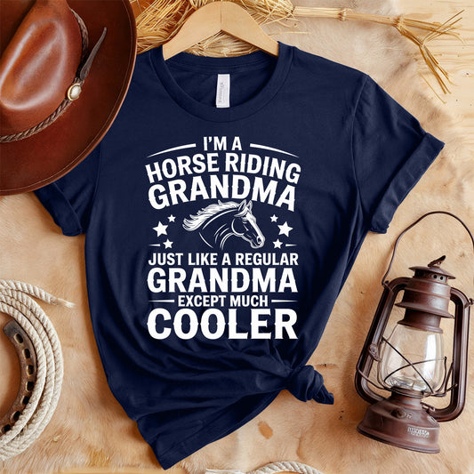 Horse Riding Grandma T-Shirt