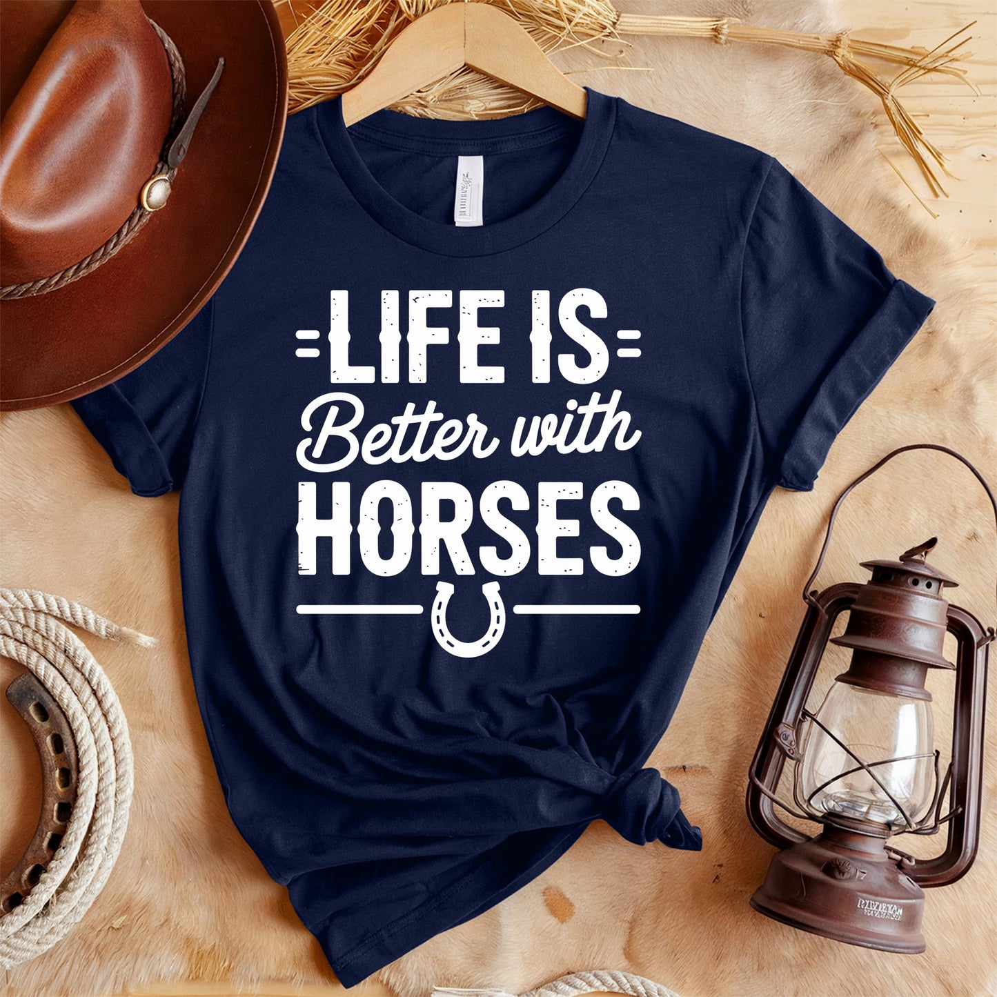 Better With Horses T-Shirt