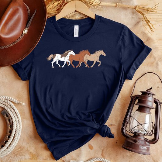 Running Horses T-Shirt