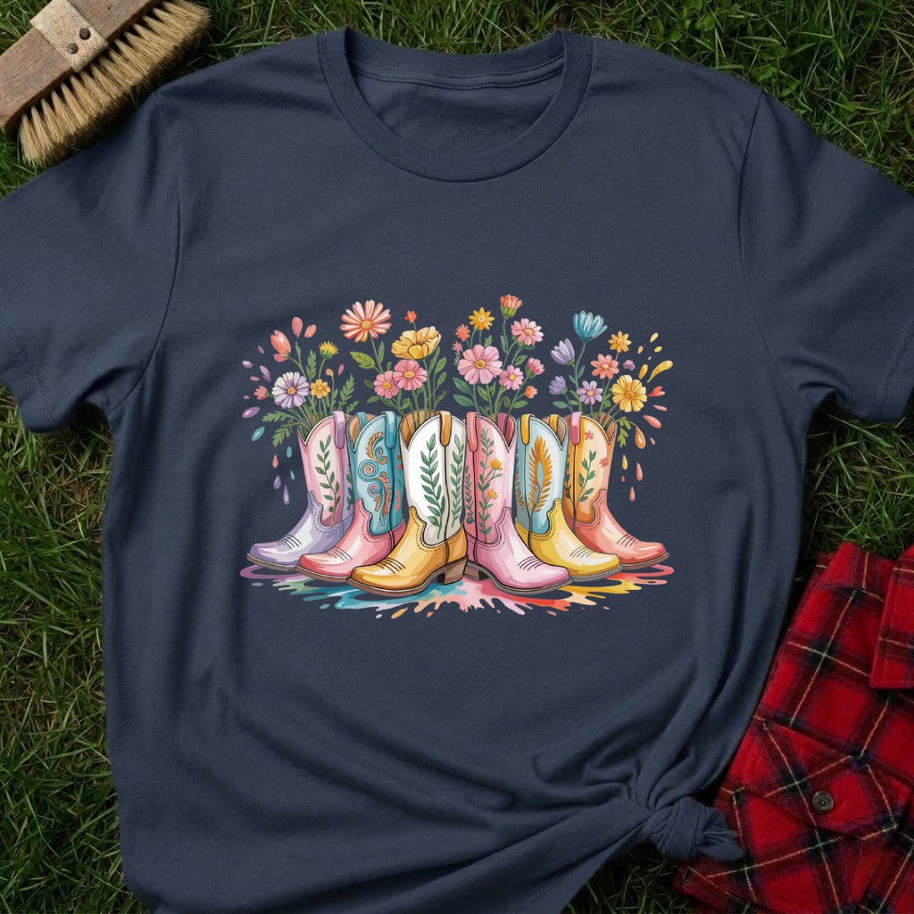 Floral Boots T-Shirt
