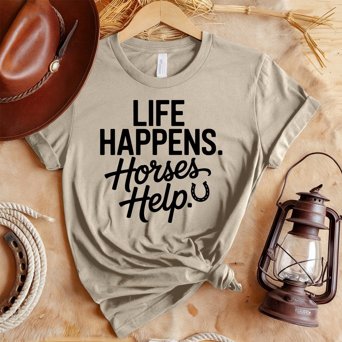 Horses Help T-Shirt